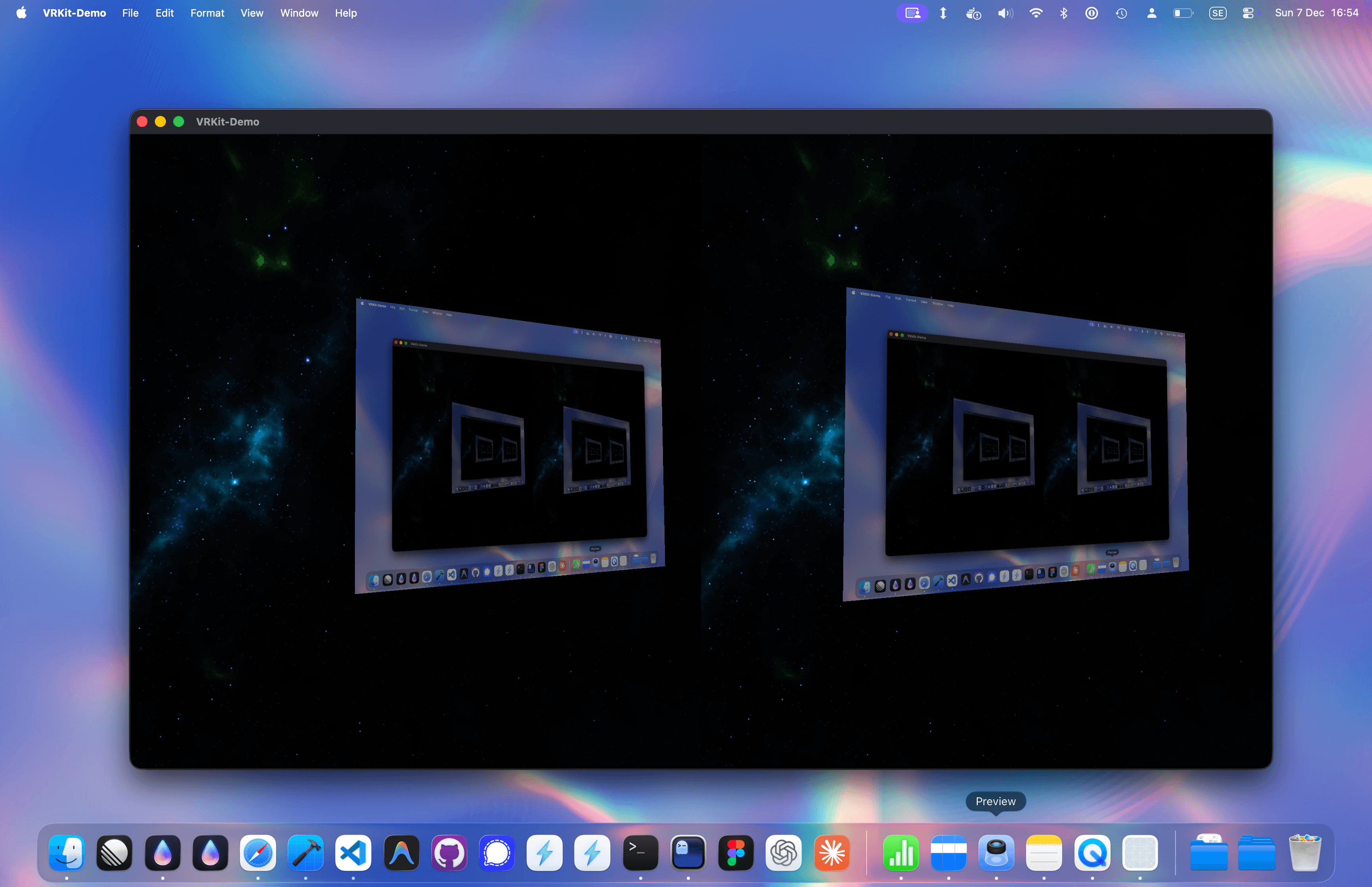 VRKit stereo rendering